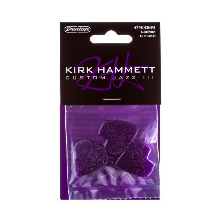 Медиаторы Dunlop 47PKH3NPS Kirk Hammet Purple Sparkle (6 шт)