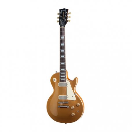 Электрогитара Gibson  USA Les Paul Deluxe 2015 Metallic gold top