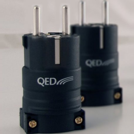 Разъем QED Reference Euro Plug Rhodium QE3092