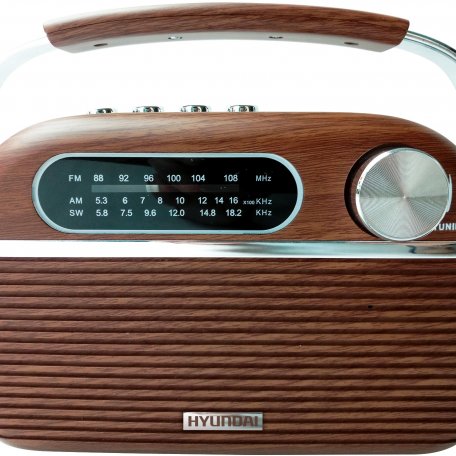 Радиоприемник Hyundai H-PSR200 Wood/Silver