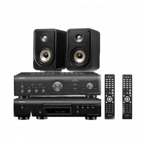 Комплект акустики Polk Audio Signature Elite ES15 + Denon PMA-600NE + DCD-600NE Black