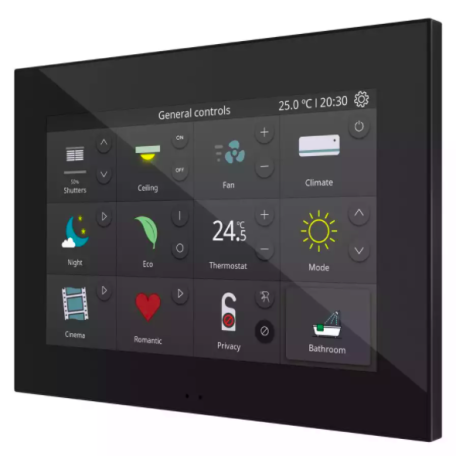 Купить Сенсорная панель KNX Zennio Z70 V2 черный в Москве, цена: 176154 ...