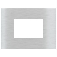 Ekinex Прямоугольная металлическая плата, EK-SRG-GBB,  серия Surface,  окно 68х45,  отделка - матовый алюминий