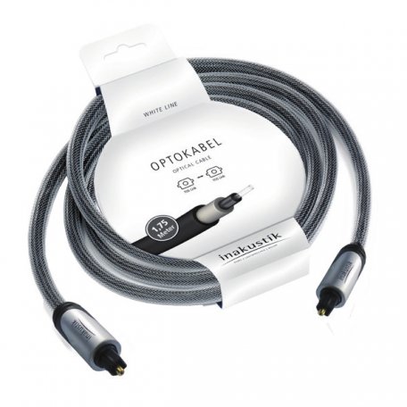 Кабель оптический In-Akustik White Optical Cable Toslink 1.75m #01041318