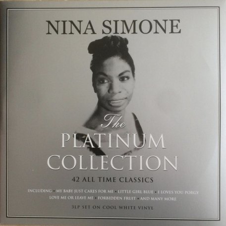 Виниловая пластинка FAT NINA SIMONE, PLATINUM COLLECTION (180 Gram White Vinyl)