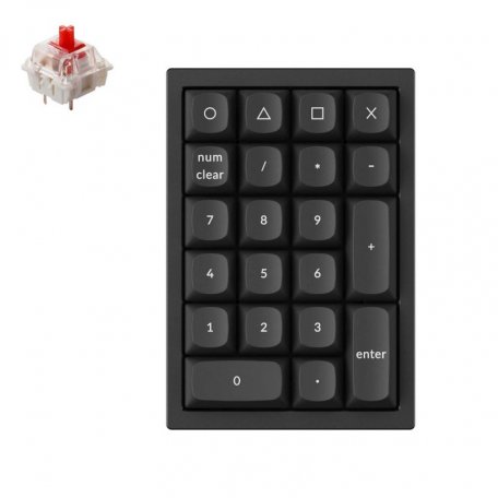 Механическая клавиатура Keychron QMK Q0, Gateron G Pro Red Switch, Hot Swap, Black