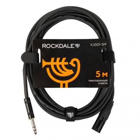 Микрофонный кабель ROCKDALE XJ001-5M Black