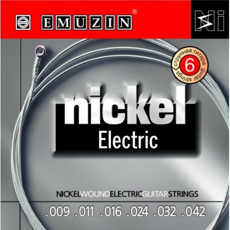 Струны для электрогитары Emuzin Nickel Electric 6n 9-38