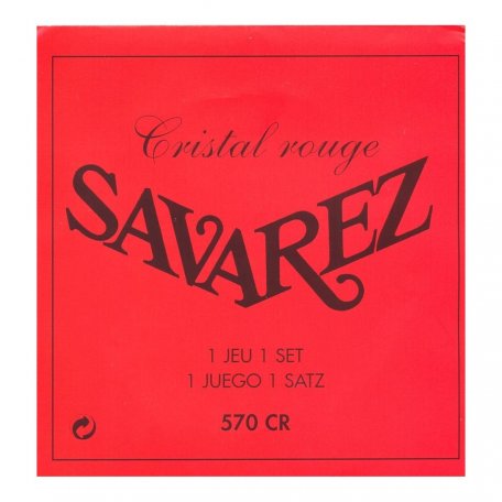 Струны для гитары Savarez 570CR  Cristal Soliste Red