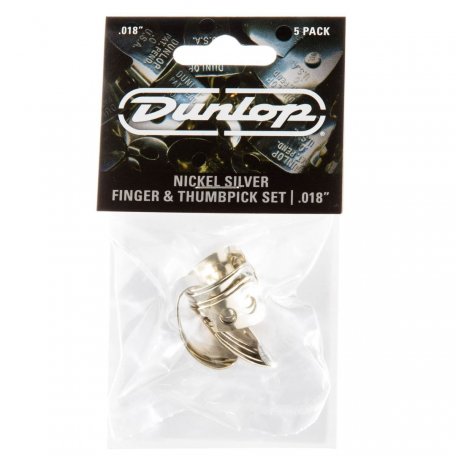 Когти Dunlop 33P018 Nickel Silver Fingerpick (5 шт)