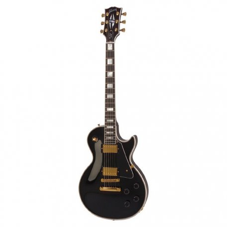Электрогитара Gibson Custom Les Paul Custom Ebony Gold