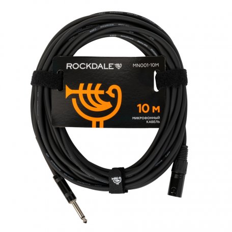 Микрофонный кабель ROCKDALE MN001-10M Black