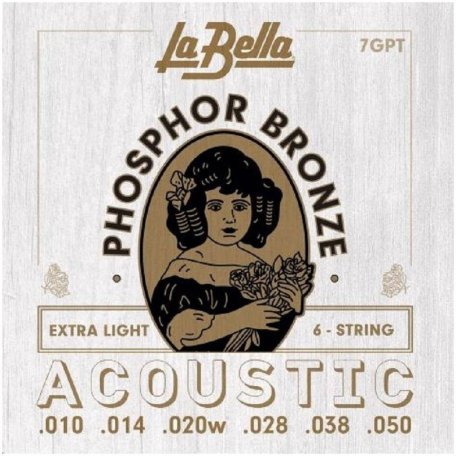 Струны для акустической гитары La Bella 7GPT