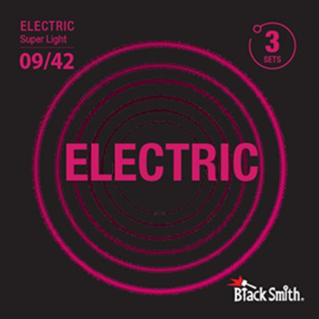 Струны для электрогитары BlackSmith Electric Super Light 09/42 (3 компл.)