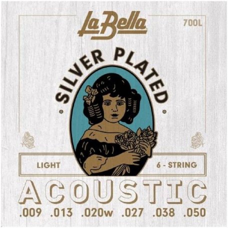 Струны для акустической гитары La Bella 700L
