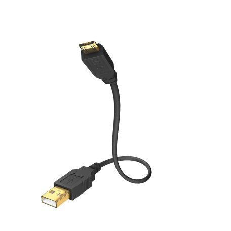 USB кабель In-Akustik Premium High Speed USB Micro 2.0, 1.0m #01070041