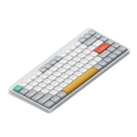 Беспроводная механическая клавиатура QMK Nuphy AIR75v2 Ionic White, RGB, Hot Swap, Aloe Switch