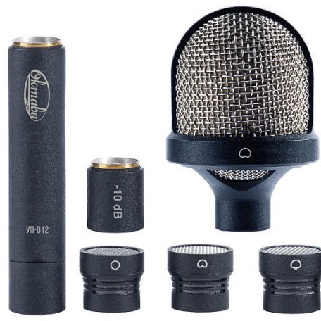 Микрофон Октава МК-012-40 (черный, в деревянном футляре)
