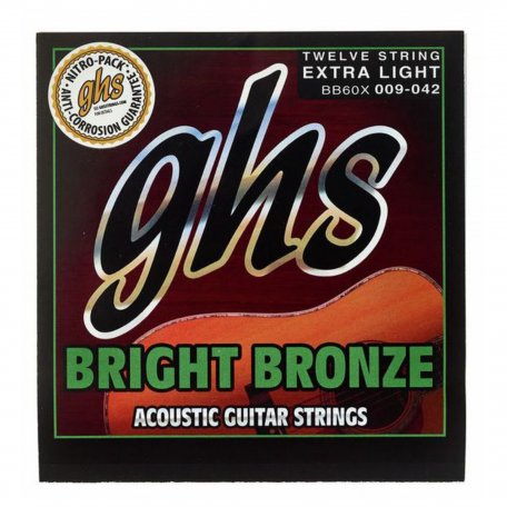Струны для акустической гитары GHS Strings BB60X