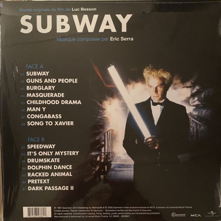 Виниловая пластинка OST — SUBWAY (ERIC SERRA) (LP)