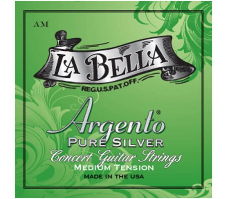 Струны для классической гитары La Bella AM ARGENTO Мedium