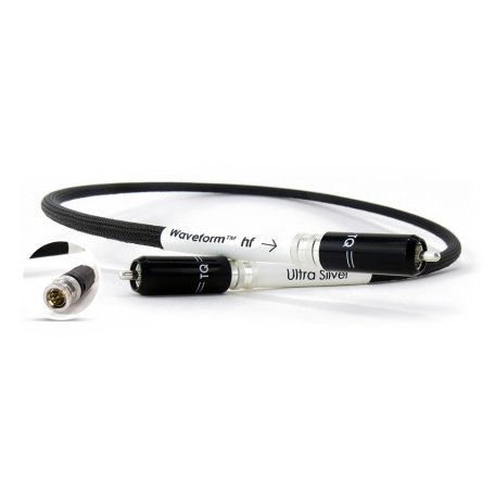 дубль Кабель межблочный аудио Tellurium Q Ultra Silver WAVEFORM HF Digital RCA / BNC 1.0m