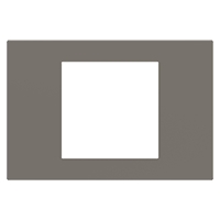 Ekinex Прямоугольная плата Fenix NTM, EK-DRS-FGL,  серия DEEP,  окно 60х60,  цвет - Серый Лондон
