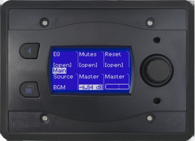 Панель BSS BLU10-BLK программируемая настенная панель управления для серии BLU. Цвет черный