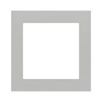 Ekinex Квадратная пластиковая плата, EK-DQS-GAG,  серия DEEP,  окно 60х60,  цвет - серый
