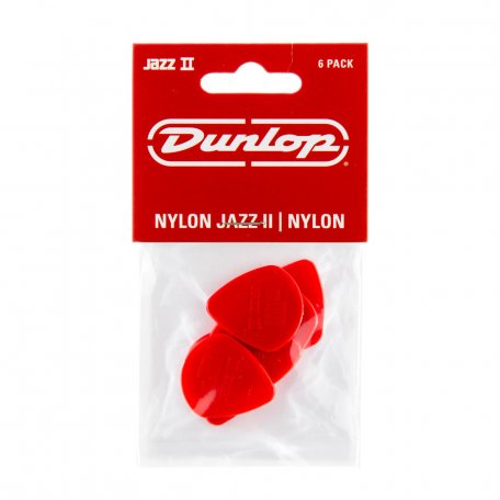 Медиаторы Dunlop 47P2N Nylon Jazz II (6 шт)