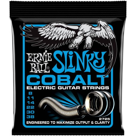 Струны для электрогитары Ernie Ball 2725 Cobalt Extra Slinky