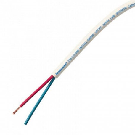 Акустический кабель Van Damme инсталляционный негорючий бездымный White Line 2 x 0,75мм2 белый (278-575-090)