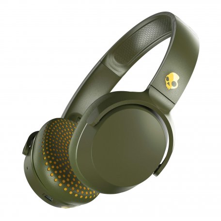 Наушники Skullcandy S5PXW-M687 Riff Wireless On-Ear Moss/Olive/Yellow