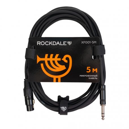 Микрофонный кабель ROCKDALE XF001-5M Black