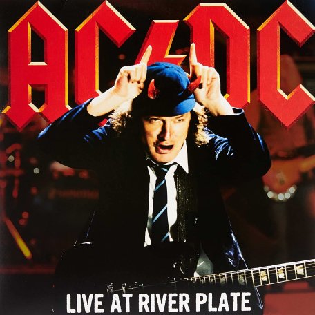 Виниловая пластинка AC/DC LIVE AT RIVER PLATE (Red vinyl)