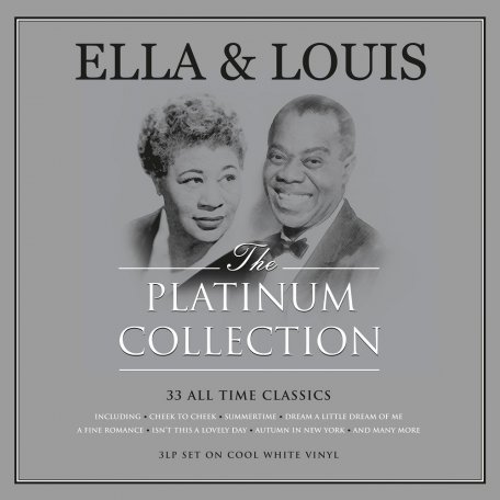 Виниловая пластинка Ella Fitzgerald & Louis Armstrong - Platinum Collection (White vinyl 3LP)
