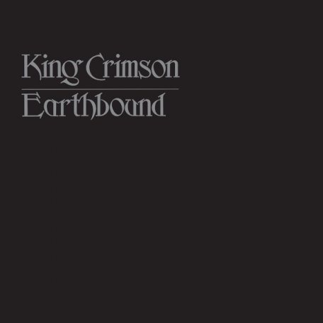 Виниловая пластинка King Crimson - Earthbound (Black Vinyl LP)