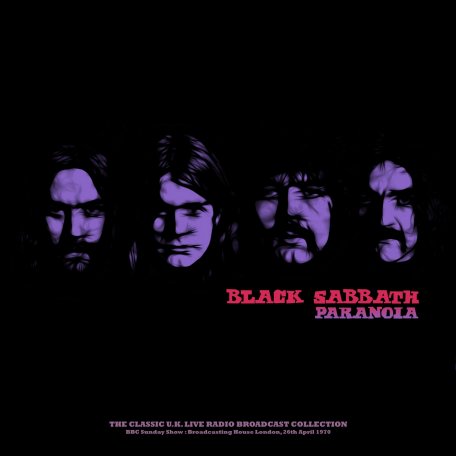 Виниловая пластинка Black Sabbath - Paranoia: BBC Sunday Show Broadcasting House London 26th April 1970  (180 Gram Coloured Vinyl LP)