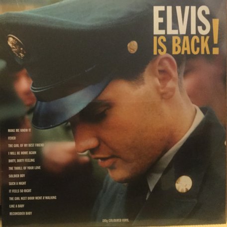 Виниловая пластинка Presley, Elvis, Elvis Is Back!  (YELLOW Vinyl) (180 Gram Yellow Vinyl)