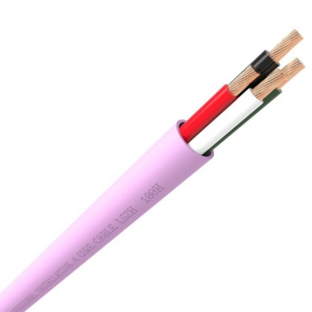 Акустический кабель QED QX 16/4 Pink LSZH 300m (QE4025)