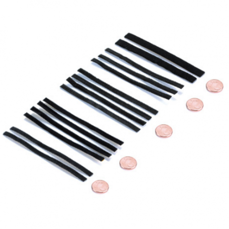 Самоклеющиеся полоски Clearaudio Microfibre stripes Singles 8 шт.