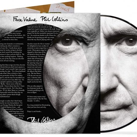 Виниловая пластинка Phil Collins - Face Value (Limited Picture Vinyl)