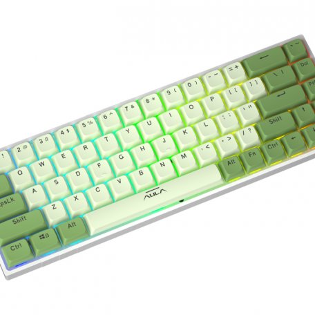 Механическая клавиатура AULA F3068 Green/White