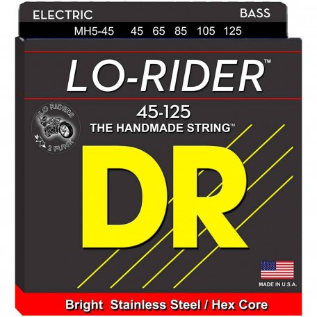 Струны для бас-гитары DR MH-45 Lo-Rider 45-105 Medium