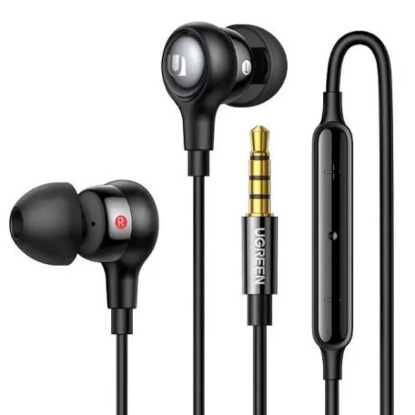 Наушники UGREEN EP103 (30637) In-Ear Earphones with 3.5mm Plug Black