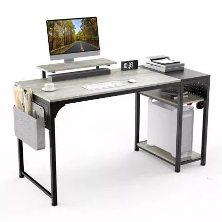 Стол письменный (для компьютера) EUREKA ZX-SS140B-OGB Oak Grey