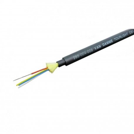 Оптический кабель Van Damme OS1 9/125 Superior Fibre TourLight чёрный (288-004-009)