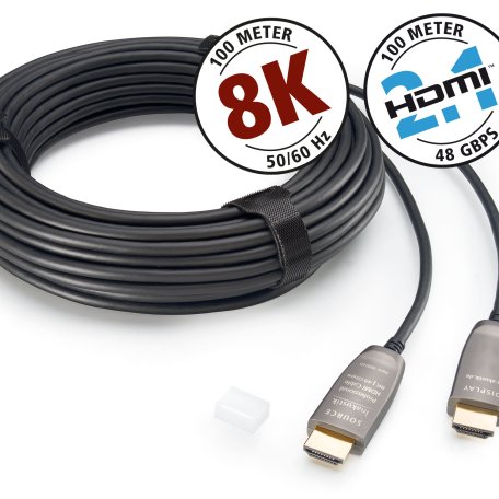 HDMI-кабель In-Akustik Profi HDMI 2.1 Optical Fiber Cable 8K 48Gbps 50m #009245050