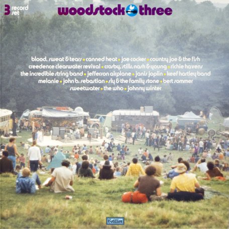 Виниловая пластинка WM VARIOUS ARTISTS, WOODSTOCK III (SUMMER OF 69 - PEACE, LOVE AND MUSIC / Purple & Gold Vinyl/Trifold)