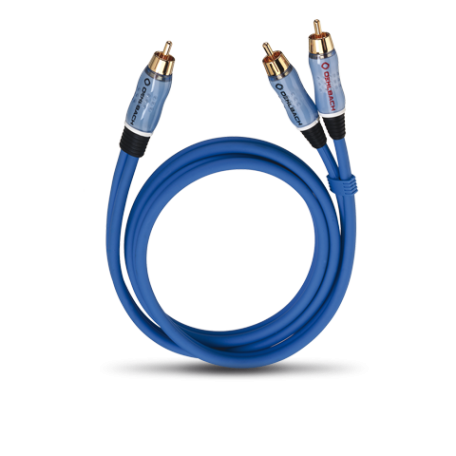 Кабель межблочный аудио Oehlbach BOOOM! Y-adapter cable blue 2,0 m (22702)